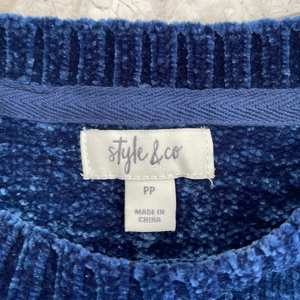 Oversized chenille sweater - Picture 4 of 13